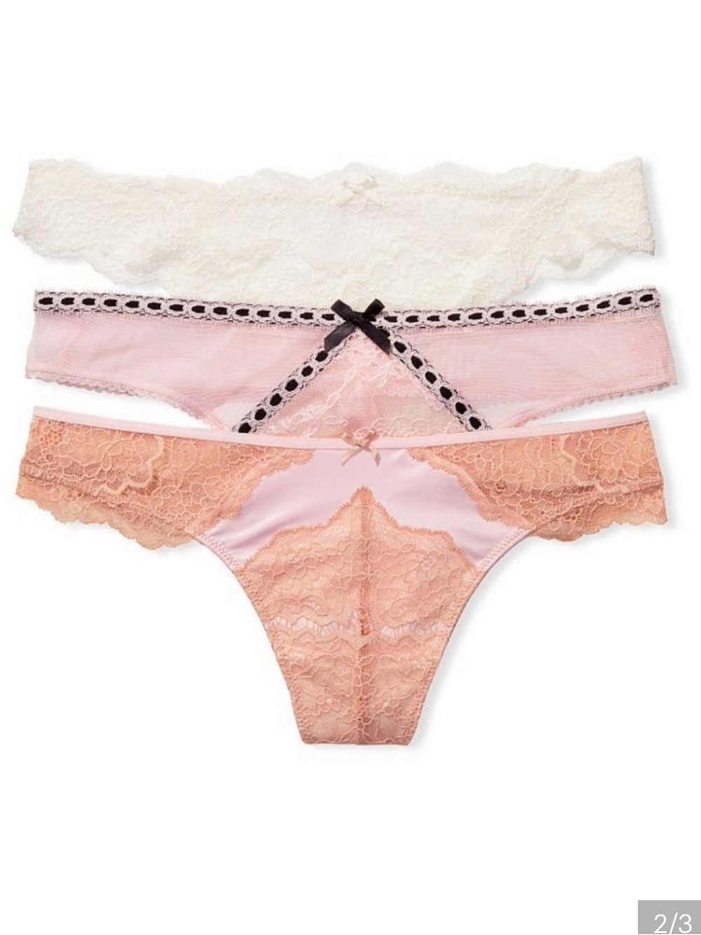 Victoria's Secret Dream Angels Thong Set Pack
